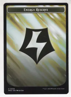 MTG Modern Horizons 3 Token Card #4 Cat (Energy Back) - Image 2