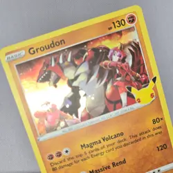 Groudon 017/025 Celebrations Holo Rare Pokemon Card TCG English NM - Image 3