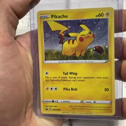 Pokemon TCG Black Star Promo Holo Pikachu SWSH039 Nintendo Pokemon Card LP+ 2020 - Image 1