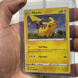 Pokemon TCG Black Star Promo Holo Pikachu SWSH039 Nintendo Pokemon Card LP+ 2020 - Image 2