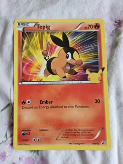 TEPIG BW02 BW Black Star Promos Pokemon card - Jumbo Oversized NM - Image 1