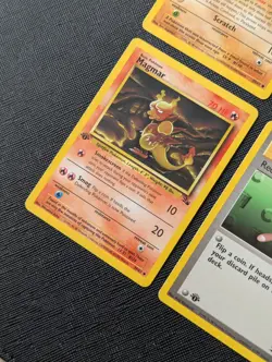 Gastly Kabuto Magmar Recycle 1st Edition Fossil Pokemon Cards - WOTC Vintage Set - Image 5