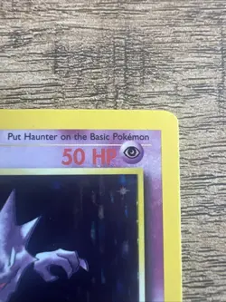Pokemon TCG Haunter Fossil Unlimited Rare Holo Card 6/62 MP/LP+ - Image 3