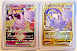 MEWTWO VSTAR LOT GOLD SECRET RARE HOLO 86/78 Pokemon GO TCG MINT 2 Cards Set - Image 3
