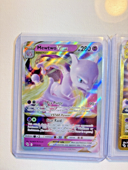 MEWTWO VSTAR LOT GOLD SECRET RARE HOLO 86/78 Pokemon GO TCG MINT 2 Cards Set - Image 5