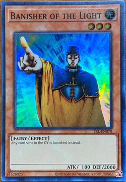 Banisher of the Light SRL-EN078 Super Rare 25th Anniversary YuGiOh TCG Card - Image 1