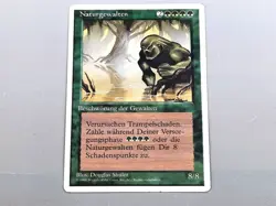 MTG - 3.ED. UNLIMITED (FWB/'95) - NATURGEWALTEN - FORCE OF NATURE / NEVER PL./EX - Image 1