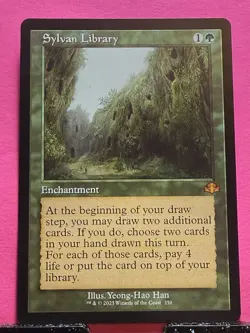 Sylvan Library (Retro Frame) Dominaria Remastered Regular - Image 1