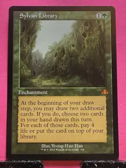 Sylvan Library (Retro Frame) Dominaria Remastered Regular - Image 5