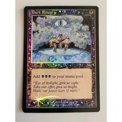 FOIL Dark Ritual Mercadian Masques Regular LP Lightly Played - Image 1