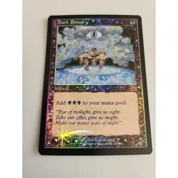 FOIL Dark Ritual Mercadian Masques Regular LP Lightly Played - Image 2