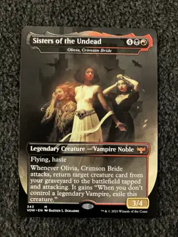 Magic MTG - Sisters of the Undead Olivia, Crimson Bride - Innistrad Crimson Vow - Image 1