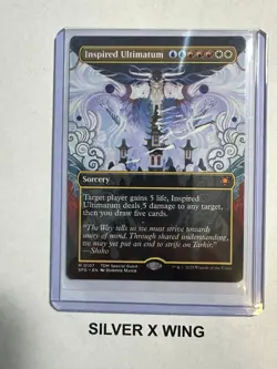 Inspired Ultimatum Borderless x1, MTG, Tarkir: Dragonstorm, Special Guest, NM - Image 1