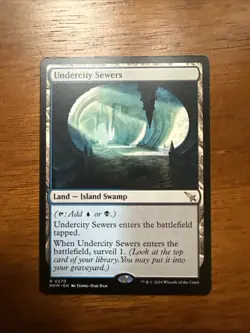 MTG Undercity Sewers Magic: The Gathering Murders at Karlov Manor Rare #0270 - Image 1