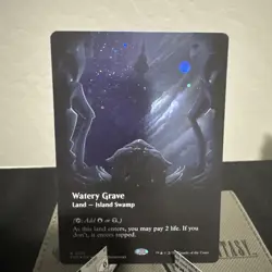 Watery Grave (Borderless) (Galaxy Foil) Edge of Eternities Foil - Image 1