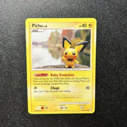 Pokemon TCG Pichu 93/123 Mysterious Treasures Regular LP - Image 1