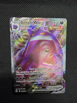 2021 Pokemon Sword & Shield Fusion Strike Gengar VMax Ultra Rare 157/264 - Image 4