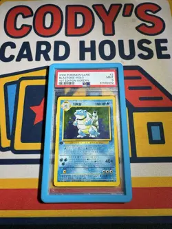 2000 Pokemon KOREAN 1st Edition Base Set Blastoise Holo 2/102 PSA 9 MINT - Image 1