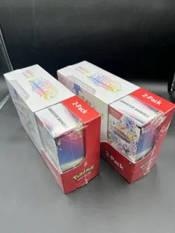 (LOT OF x2) Pokemon TCG: Prismatic Evolutions ETB & Booster Bundle Costco 2-Pack - Image 5