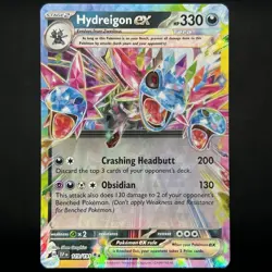 Pokemon TCG Surging Sparks Hydreigon EX Holo Double Rare 119/191 NM - Image 1