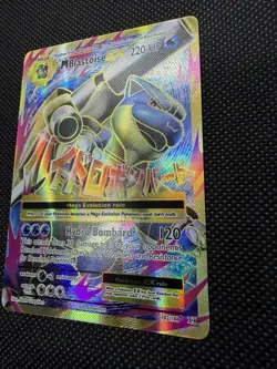 2016 Pokemon XY Evolutions M Blastoise EX (Full Art) 102/108 - Image 5