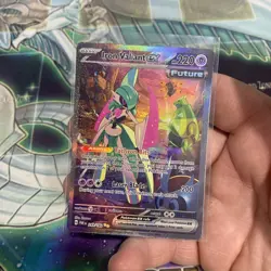 Pokemon TCG Iron Valiant EX Paradox Rift 249/182 Special Illustration Rare NM - Image 1