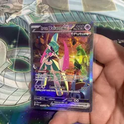 Pokemon TCG Iron Valiant EX Paradox Rift 249/182 Special Illustration Rare NM - Image 2