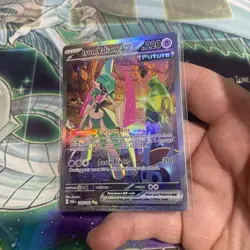 Pokemon TCG Iron Valiant EX Paradox Rift 249/182 Special Illustration Rare NM - Image 3