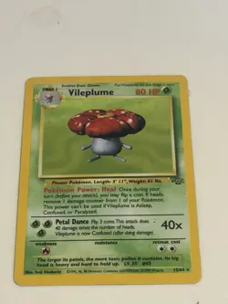 Vileplume Holo - Pokemon Jungle Set 15/64 - Lightly Played - Ungraded - Rare - Image 1