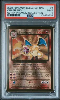 2021 POKEMON CELEBRATIONS ULTRA-PREMIUM COLLECTION #4 CHARIZARD PSA 9 - Image 1