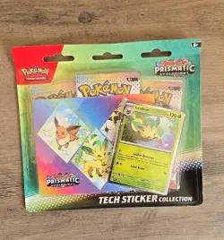 Pokemon Scarlet & Violet: Prismatic Evolutions Tech Sticker Collection Leafeon - Image 1