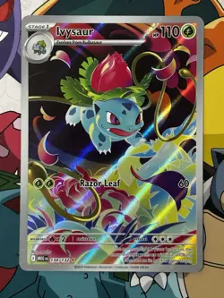 Ivysaur Illustration Rare 134/132 Near Mint Mega Evolution Pokemon TCG English - Image 1
