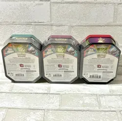 Pokemon V Powers Tin Set of 3 Eternatus, Pikachu, Eevee - 12 Total Packs! SEALED - Image 4