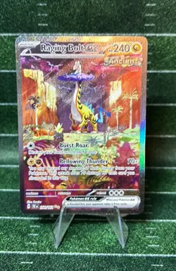 Pokemon Raging Bolt EX Special Illustration Rare 208/162 Temporal Forces NM-M - Image 1