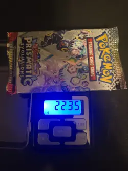 Pokemon TCG Prismatic Evolutions Booster Pack New *SEALED* Heavy 22.35 Grams - Image 1