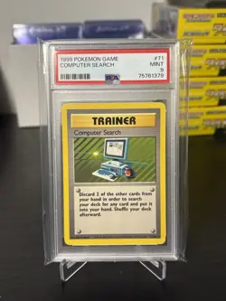 1999 Pokemon Base Set Computer Search PSA 9 - Image 1