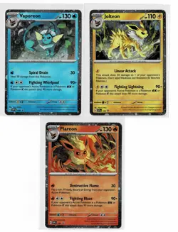 Pokemon Black Star Promos - Flareon Vaporeon Jolteon SVP. All NM! - Image 1