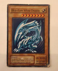 YUGIOH Blue-Eyes White Dragon KA-05 Common HP (English Front Jap Back) - Image 1