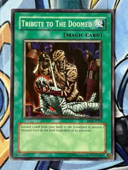 Tribute to The Doomed MRD-E057 NM Super Rare Yugioh card - Image 1