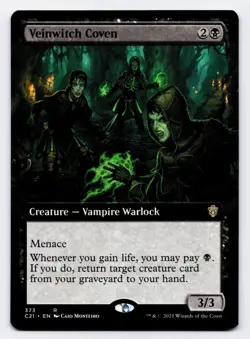 Veinwitch Coven [373] C21 Rare Extended Art Non-Foil [MTG Card English] - Image 1