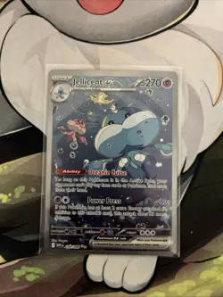 Pokemon TCG Jellicent EX 045/086 White Flare Holo Card, Near Mint Condition - Image 1