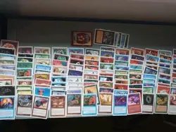 125 MTG White Border Card Lot. Vintage Octwb1 Inc Booklet, Many Fifth Edition. - Image 1