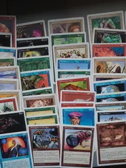 125 MTG White Border Card Lot. Vintage Octwb1 Inc Booklet, Many Fifth Edition. - Image 4