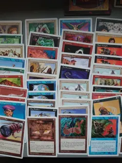 125 MTG White Border Card Lot. Vintage Octwb1 Inc Booklet, Many Fifth Edition. - Image 5