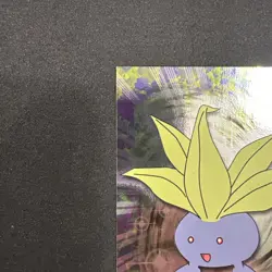 Topps Pokemon Card Series 1 Chrome Foil Blue Logo 1st Edition #43 Oddish LP/NM - Image 4