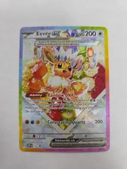 Pokemon TCG Eevee EX 174 Prismatic Evolutions Black Star Promo Card - Image 1