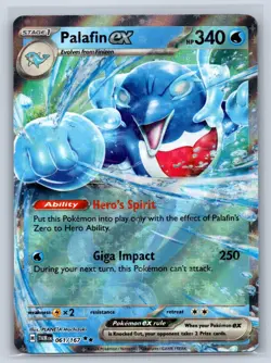 Palafin ex 061/167 Holo SV06: Twilight Masquerade NM Pokemon TCG Card - Image 1