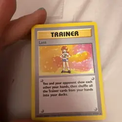 Pokemon TCG Lass Base Set Unlimited Rare Card 75/102 - Image 1