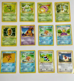 22x Vintage Shadowless Pokemon Cards - 1999 Base Set - WOTC Original Lot - Image 1