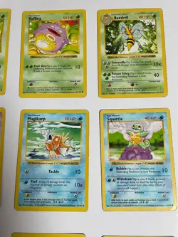 22x Vintage Shadowless Pokemon Cards - 1999 Base Set - WOTC Original Lot - Image 3